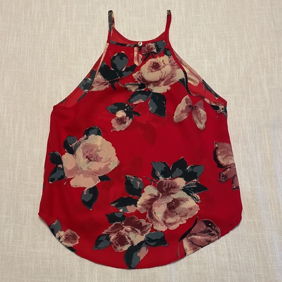 A&F High Neck Floral Tank Top - Picture 3 of 4